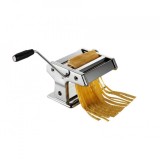 Cumpara ieftin Masina Manuala Paste Taitei Ertone ERT-MN 405 Inox - Aparat Profesional Spaghete Fidea, Role Ajustabile, Maner Lemn