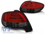 Set de stopuri LED de tuning potrivit pentru Peugeot 206 dupa 10.1998 negru/&icirc;ntunecat, stanga si dreapta Performance AutoTuning