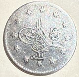 IMPERIUL OTOMAN 1876/1 KURUS ABDULHAMID II,,el-Ghazi&quot;Argint(.833)/1,20 g./14,6mm, Asia