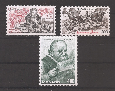 Monaco 1984 - 450 ani a primei ediții a lui Gargantua de Francois Rabelais, MNH foto