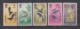 INDONEZIA 1965 FAUNA PASARI MI. 460-464 MNH, Nestampilat