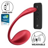Vibrator Special Cu Telecomanda + App Shiny Petal, Rosu
