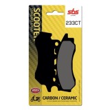 SBS - Plăcuțe de fr&acirc;nă 233CT pentru scuter [Carbon/Ceramic]