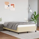 Gossi cadru de pat, crem, 120x200 cm, piele ecologica