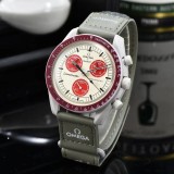 Cumpara ieftin CEAS SWATCH X OMEGA MISSION TO PLUTO SPORT CASUAL----CALITATEA 1 !