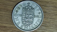 Anglia / Marea Britanie - moneda de colectie - 1 shilling 1956 - Efigie Scotia