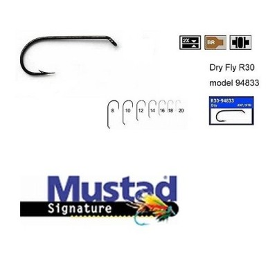 Carlige pentru Musca Mustad Bronz Forjat, Nr.8 foto