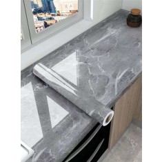 Autocolant Marmura Gri Autoadeziva Pentru Mobilier Si Bucatarie Model Nou Deosebit