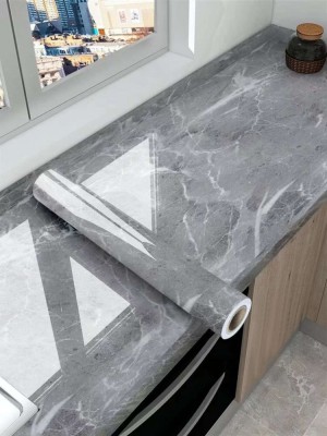 Autocolant Marmura Gri Autoadeziva Pentru Mobilier Si Bucatarie Model Nou Deosebit foto