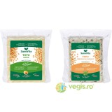 Pachet Tofu Natur Sterilizat 200g + Tofu cu Busuioc si Oregano (Sterilizat) 200g