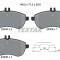 TEXTAR 2430602 Q+ set placute frana,frana disc