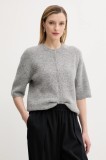 Samsoe Samsoe cardigan din l&acirc;nă SAANOURA culoarea gri, F25200115