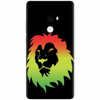 Husa silicon pentru Xiaomi Mi Mix 2, Rasta Color Lion foto