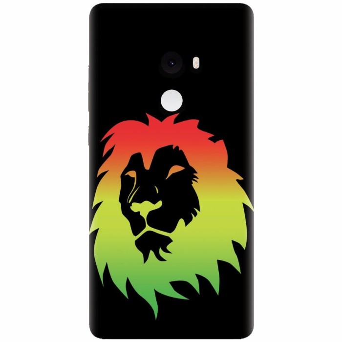 Husa silicon pentru Xiaomi Mi Mix 2, Rasta Color Lion