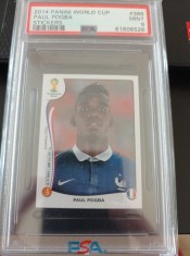 Cartonas de colectie 2014 PANINI WORLD CUP - PAUL POGBA - gradat PSA 9 MINT foto