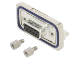 Conector D-Sub 9 pini IP67 CONEC 6STD09SAU99R40X rezistent la apă
