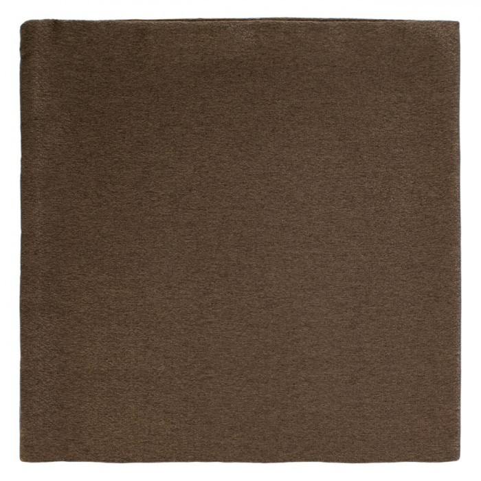 Față de Pernă Decorativă, Model Dublu, Culoare Maro, Dimensiune 40x40cm, Material Poliester