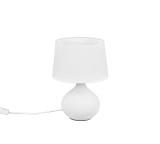 Cumpara ieftin Veioza/Lampa de masa MARTIN, alba, dulie E14 -TRIO