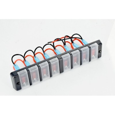 Panou 8 intrerupatore SPP22 12V Automotive TrustedCars foto