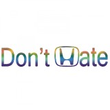 Cumpara ieftin Sticker Honda Don t Hate
