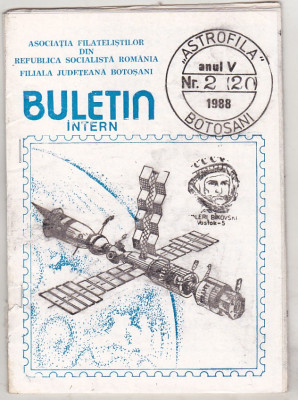 bnk fil Astrofila Botosani - buletin informativ nr 2/1988 foto