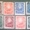 ROMANIA 1948 LP 237 stema RPR uzuale 8v. stampilate