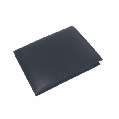 Portofel barbati din piele naturala, de culoare neagra 5527NEGRU foto