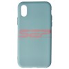 Husa Silicon iPhone XS, High Copy, Glacier Blue - Protectie Premium