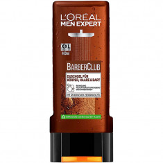 Gel de Dus 3 in 1, L'Oreal, Men Expert, Barber Club, Curatarea Corpului, Parului si Barbii, 400ml