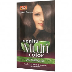 Sampon Colorant si Nuantator, Multicolor, Venita, 4.5 Deep Brown, 40g