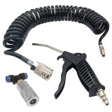 Pistol aer curatat praful cu furtun spiralat &Oslash;8mm Negru Garage AutoRide