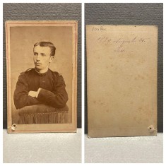 CDV Atelier Romania Iasi Jassy Jasy - Barbat in uniforma - 1879