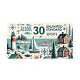 eSIM Aland Islands, Unlimited Standard, 30 Days