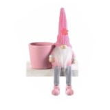 Cumpara ieftin Ghiveci flori ceramica cu figurina Gnom cm 13x7x22.5 H