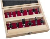 Set freze HM pentru freză verticală, 13 piese, tijă 8 mm