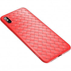 Husa TPU iPhone XS Max Woven Pattern Rock Rosie foto