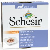 Cumpara ieftin Schesir Dog Adult Small Tuna with Peas in Sauce, conserva, 85 g