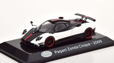 Macheta Pagani Zonda Cinque 2009 - Altaya 1/43 Supercars foto