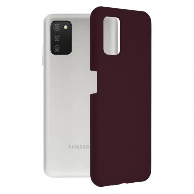 Husa pentru Samsung Galaxy A03s, Techsuit Soft Edge Silicone, Plum Violet foto