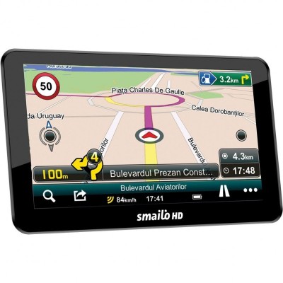 Sistem de navigatie auto GPS HD , 7 inch , fara harta , negru foto