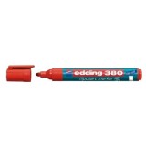 Marker Edding 380 pentru flipchart, varf rotund, 1. 5-3 mm, rosu