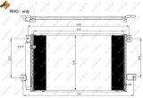 NRF 35629 EASY FIT Condensator, climatizare