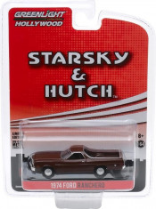 Macheta GREENLIGHT, Hollywood Special Edition - Starsky and Hutch (1975-79 TV Series) - 1974 Ford Ranchero Solid Pack 1:64 foto