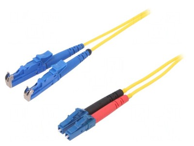 Patch Cord Fibră Optică 3m LC/UPC 9/125um foto
