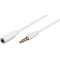 Cablu prelungitor 1.5m AUX casti 4-pin JACK 3.5 mm STEREO aurit