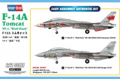 1:72 F-14A Tomcat VF-1, &amp;quot;Wolf Pack&amp;quot; 1:72 foto