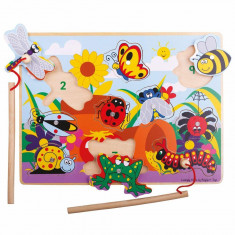 Joc de pescuit magnetic - Prietenii din gradina PlayLearn Toys