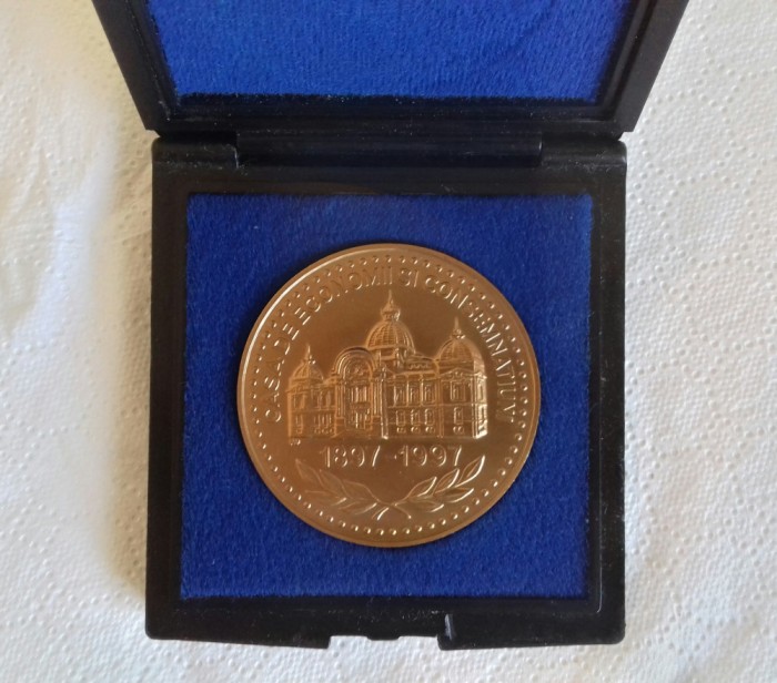 100 de Ani de Istorie &ndash; Medalie aniversara Palatul CEC, 1897&ndash;1997