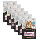 PURINA PRO PLAN CAT DELICATE DIGESTION capsule Pește de mare 6 x 85 g