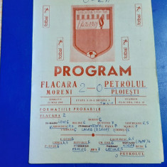 program Flacara Moreni - Petrolul Pl.